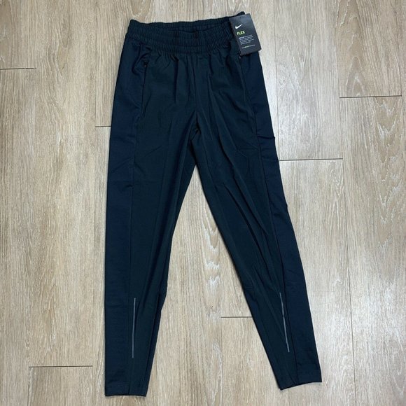 Nike Swift Flex Slim Fit Woven Running Pants Black - Picture 5 of 6